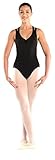 DanzNmotion by Danshuz Girl's Dance Leotard 8-10 BLACK