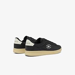 Lacoste Mens Carnaby Set Sneaker, BLK/LT YLW, 10