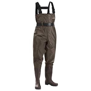 FISHINGSIR Fishing Waders for Men with Boots Womens Chest Waders Waterproof for Hunting with Wading Belt