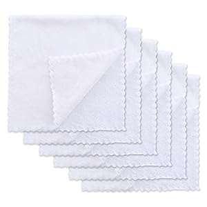 Sunny zzzZZ 6 Pack Softest Burp Cloths – Extra Thicken Absorbent and Exquisite Newborn Burp Rags – Suitable for Baby…