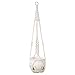 VISEMAN Macrame Plant Hanger-Outdoor Indoor Hanging Planter Holder/Hanging Basket Flower Hangers Cotton Rope with Bead for Home Decor