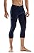 ATHLIO Men's (Pack of 1 or 2) Compression 3/4 Capri Pants Baselayer Cool Dry Sports Running Tights