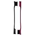 Semoic Double Sided Edge Control Hair Brush Comb Combo Pack 2 Pieces Pink and Black