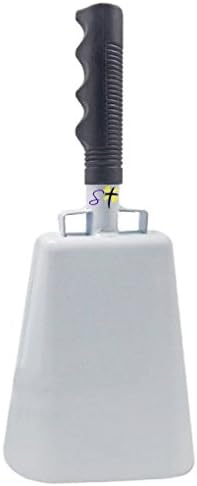 Various Sizes and Team Colors Cowbell with Stick Grip Handle Bell for Cheering at Sporting & Wedding Events - Cow Bell by Stewart Trading™