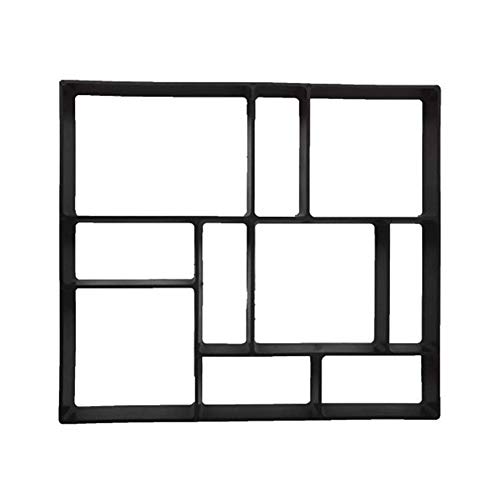 Pavement Mold Garden Walk Pavement Concrete Mould DIY Manually Paving Cement Brick Stone Road Concrete Molds Pathmate Moulds 7 Type 1pc