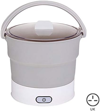 Suppyfly Foldable Electric Portable Hot Pot Cooker Kettle Steamer Boil Dual Voltage for Kitchen
