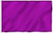 ANLEY Fly Breeze 3x5 Foot Solid Purple Flag - Vivid Color and Fade Proof - Canvas Header and Double Stitched - Plain Purple Flags Polyester with Brass Grommets 3 X 5 Ft