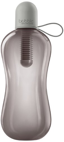 Water Bobble Water Bottle, 24-Ounce, Gray