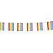 TSMD 100 Feet Rainbow Flag LGBT Pride Flag 76Pcs Indoor/Outdoor Human Rights Gay Lesbian Pride Flag Decorations(8.2