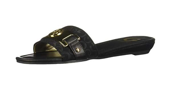 g by guess jeena slide flat sandals