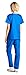 Dagacci Medical Uniform Woman and Man Scrub Set Unisex Medical Scrub Top and Pant, ROYAL, XL