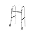 Invacare I-Class Adult Dual Release Paddle Walker with 5 Inch Fixed Wheels