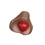 Adult Rudolph Red Reindeer Latex Nose Christmas Costume Accessory