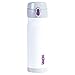 Thermos Vacuum Insulated Stainless Steel Commuter Bottle, 16-ounce, White w/Purple Accent