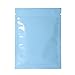 QQ Studio 100x Premium Smell Proof Food Safe Double-Sided Color Mylar Foil Flat Heat Sealable Sample Ziplock Bag 7.5x10cm (3x4