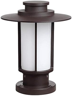 Nilinlei Outdoor Lighting Lawn Column Headlights Vintage Post
