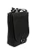 Primeware Vino2 Two Bottles Saddle Leather Wine Tote Messenger Carrier (Black)
