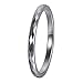 2mm Tungsten Carbide Wedding Bands Silver White Diamond Faceted Engagement Rings Comfort Fit Domed Promise Anniversary Rings for Couples Matching Rings for Her