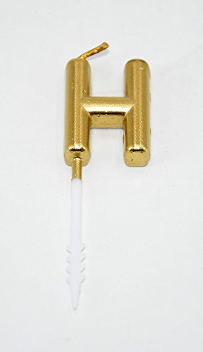 Unique Gold Birthday Letter Cake Candles - Funny Birthday Candles Letters - Birthday Candles, Happy Birthday Cake Candles for Adults/Kids - Thumbnail 4