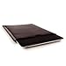 Dockem Executive Sleeve for iPad 1, 2, 3, 4: Slim, Synthetic Leather Case for iPad: Also fits iPad Air (1 & 2) or iPad 9.7 with Smart Cover: Microfiber Lined, Protective Tablet Pouch [Dark Brown]