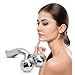 JUFIT Face Body Roller Massager 3D Reface Massager Roller Y-Shape Sliver Face Mask Body Spa
