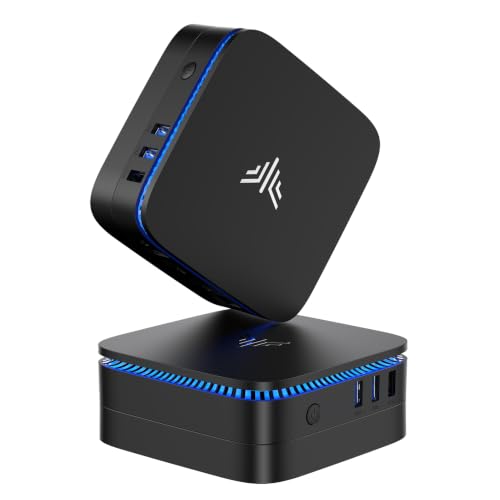 NiPoGi AK1PLUS Mini PC Ιntel Celeron N5095(bis 2,9 GHz) | 16 GB+256 GB SSD | (bis 2 TB) | Dual 4K@60Hz über 2× HDMI 2.0 | Wi-Fi 5 + BT 4.2 + LAN | Des