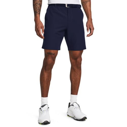 Under Armour Men's Drive 8 Inch Shorts, (410) Midnight Navy / / Halo Gray, 40