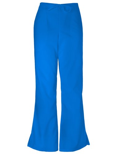 Cherokee Women's Workwear Scrubs Flare-Leg Drawstring Pant Royal XXX-Large