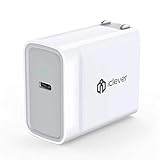 iClever USB Type-C with Power Delivery 30W USB Wall Charger Adapter for iPhone X/ 8/ 8 Plus, Apple 12’’ Macbook, Nintendo Switch, HuaWei Mate 10, Samsung Galaxy Note 8/ S8/ S8+, Pixel C and more