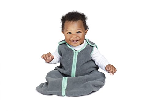 Sleep nest fleece baby sleeping bag, Lake Green, Small