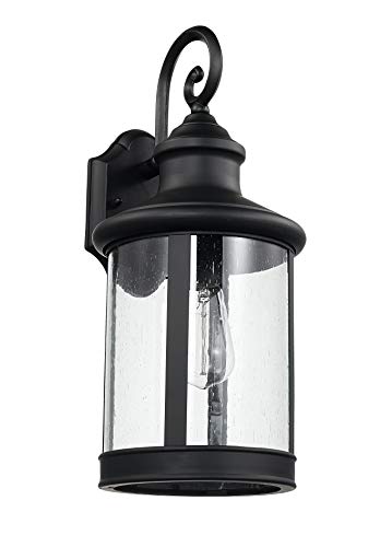 Ravenna Home Classic Wall Sconce, 17.93"H, Black Ravenna Home Classic Wall Sconce, 17.93"H, Black
