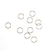 RoseSummer 20pcs Women Fashion Hip-Hop Braid Gold Ring Hair Clip Pin Accessory DIY