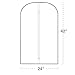 4 Pcs Clear Garment Bags for Hanging Clothes – 40