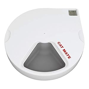 Andrew James Automatic Pet Feeder 4 Portions Day Feeder Bowl With