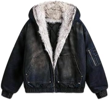 Y2K Grunge Fake Two Piece Down Jacket Cyber Punk Thickened Quilted