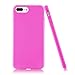 technext020 iPhone 7 Plus Hot Pink Case/iPhone 8 Plus Hot Pink Case, Shockproof Ultra Slim Fit Silicone TPU Soft Gel Rubber Shock Resistance Protective Back Bumper for iPhone 7 Plus/iPhone 8 Plus