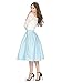 Maggie Tang Women's A-Line Pleated High Waisted Street Skirt Skater Skirt