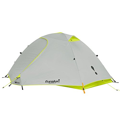 Eureka Midori 2 Person Waterproof Backpacking Tent, Lime/Grey