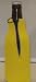 Collapsible Foam Beer Koozie Cooler with Zipper, Yellow