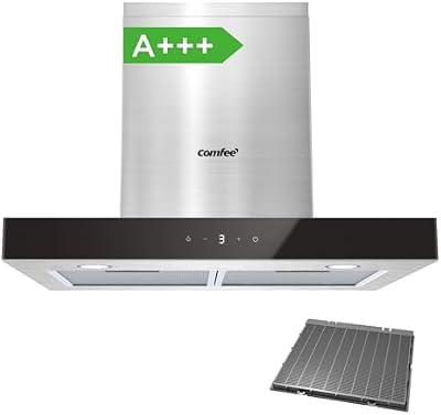 ' KWH-TSHM77SS-60 T-Shape Campana Extractora, 650 m³/h, 60 cm，A+++