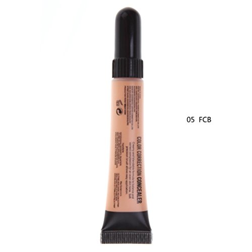 Hunputa High Definition Color Correcting Face Concealer Foundation Primer,Pro Conceal HD Concealer Silky Smooth Primer (E)