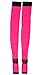 Lace Poet Neon Pink Yoga/Sleep Thigh-High Compression Toeless Socks