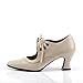 Funtasma Women's Victorian-03 Boot, Cream Polyurethane, 9 M US