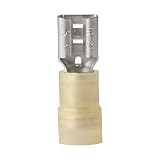 Ancor 210828 Marine Grade Electrical Nylon Insulated Double Crimp Funnel Entry Disconnects with Insulation Grip (Female, Female12 to 10-Gauge, 25-Pack)
