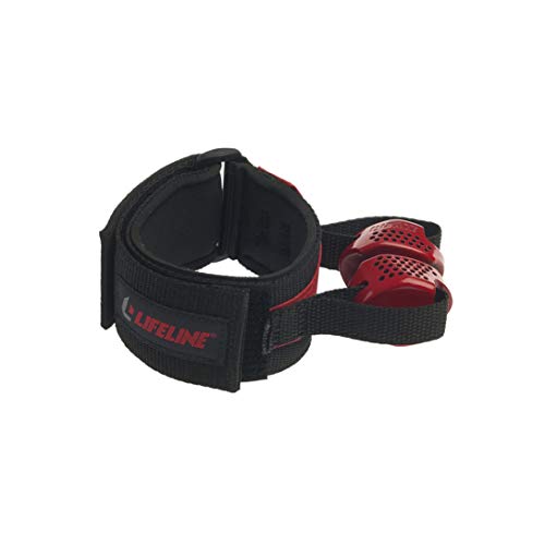 Lifeline Fitness Ankle and Wrist Attachments for Exercise Resistance Cables to Isolate and Target Muscle Groups , Black