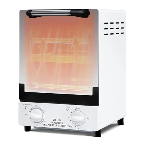 110V Autoclave para Manicure, Estufa Esterilizadora Manicure, Autoclave para Manicure, Gabinete Portátil para Cuidados com As Unhas, Esterilizadores para Ferramentas de Unha