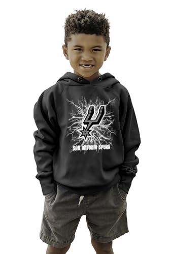 San Antonio Spurs NBA Officially Licensed Youth Hooded Sweatshirt Sanded Fleece…