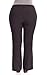 WallFlower Juniors Plus Size Stacked Bootcut Millennium Pants in Black Size: 16