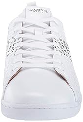 Lacoste Men's Carnaby Legacy Sneaker, White/Black