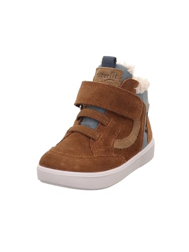 Superfit Baby Jungen SUPIES leicht gefütterte Gore-Tex Sneaker, BRAUN/BLAU 3000